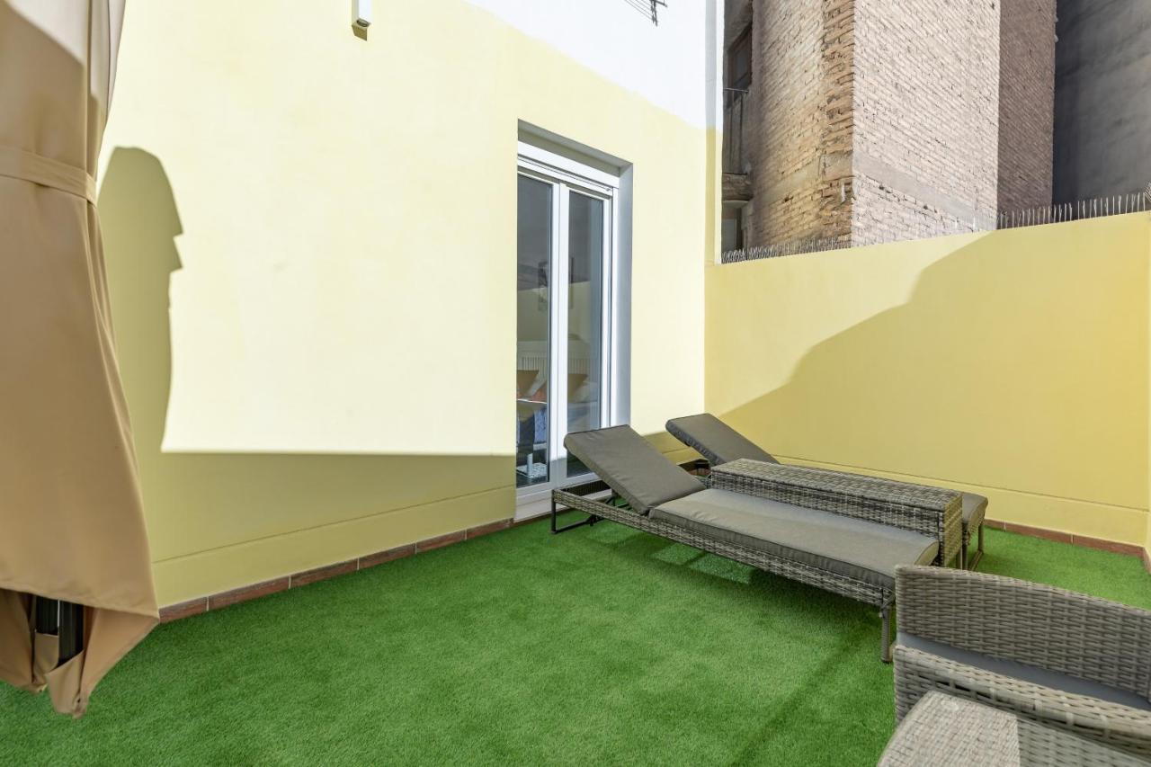 Gorgeous Apt With A Large Private Terrace Valencia Ngoại thất bức ảnh