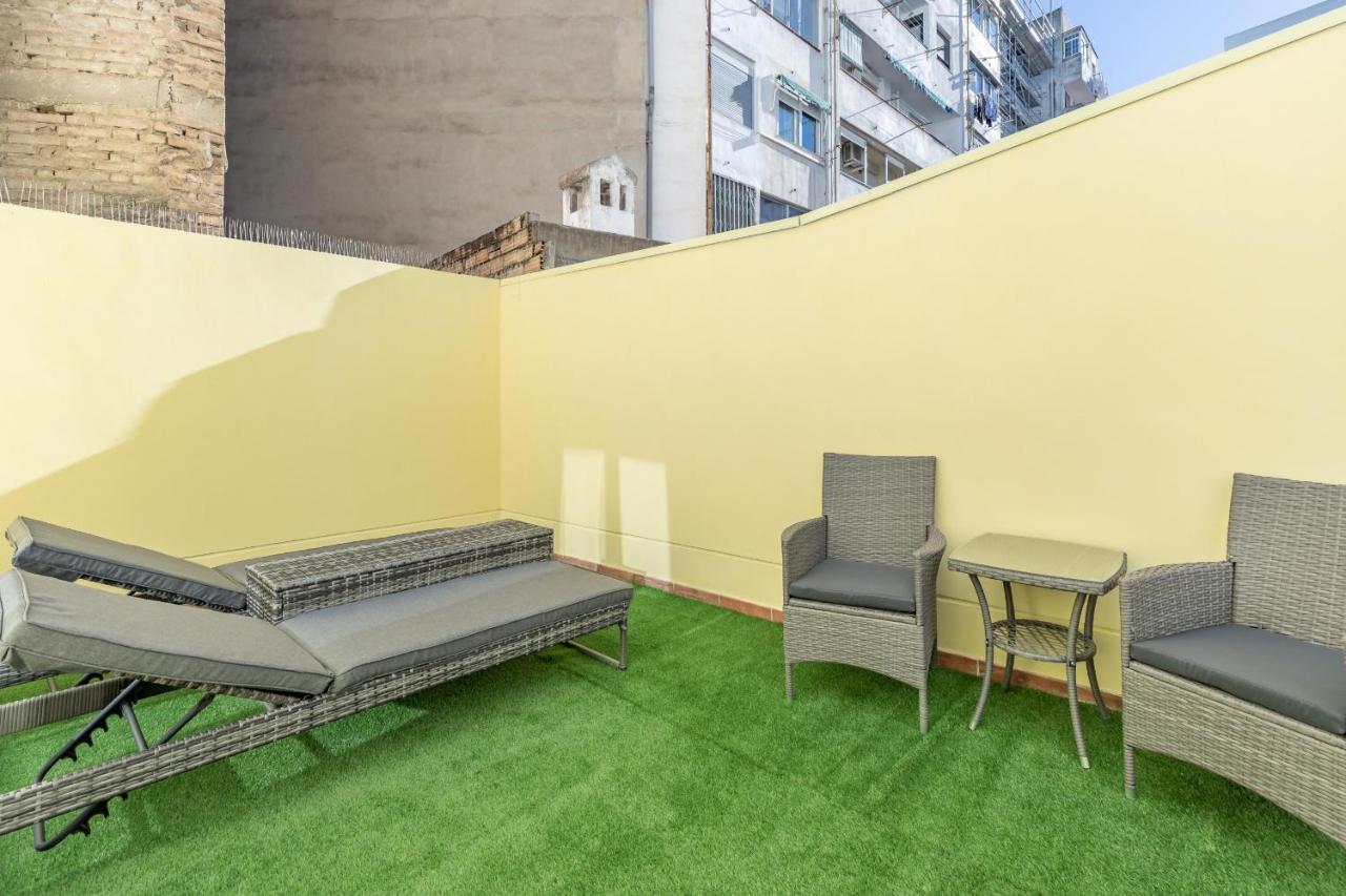 Gorgeous Apt With A Large Private Terrace Valencia Ngoại thất bức ảnh